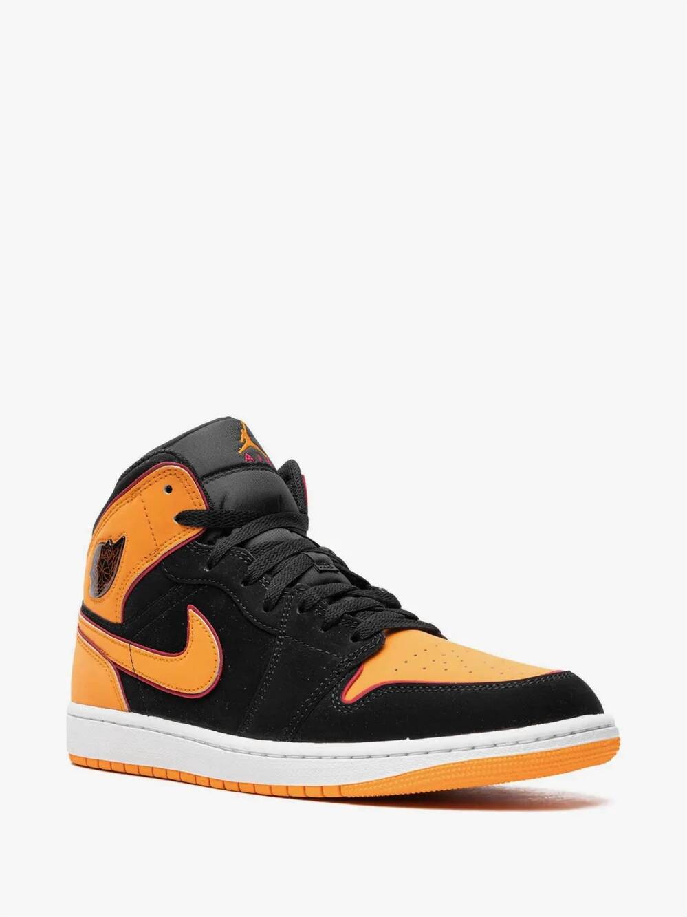 NEW JORDAN kid's air jordan 1 sneakers in black/vivid orange